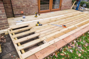 softwood timber decking