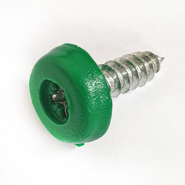 Green Numberplate Screw