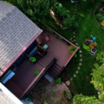 composite decking colours in the garden