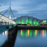 Glasgow city at night