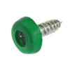 polytops numberplate screw green