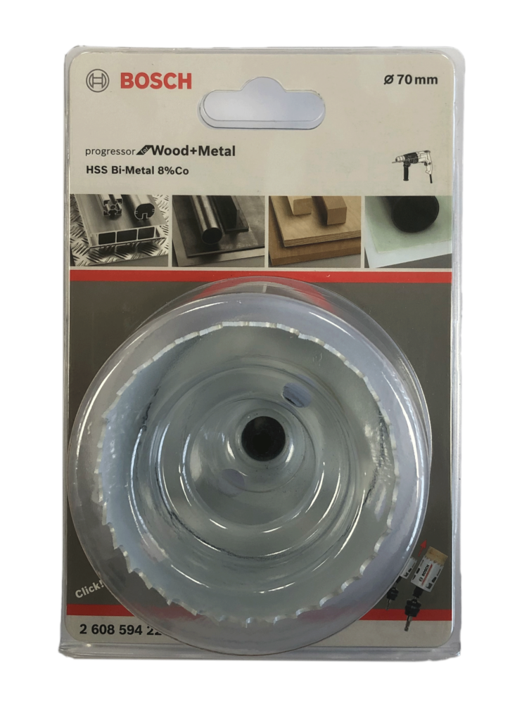 BOSCH Hole Saw, 70mm Fixings & Fasteners Fix Direct