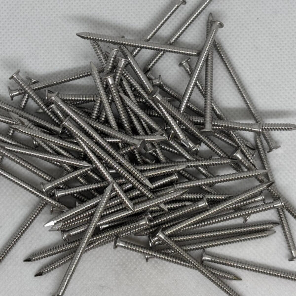 A4 grade stainless steel ring shank screws loose