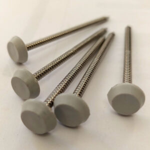 Five grey 1 polytop nails.