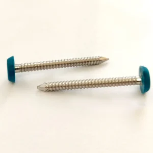 Two teal polytop pins